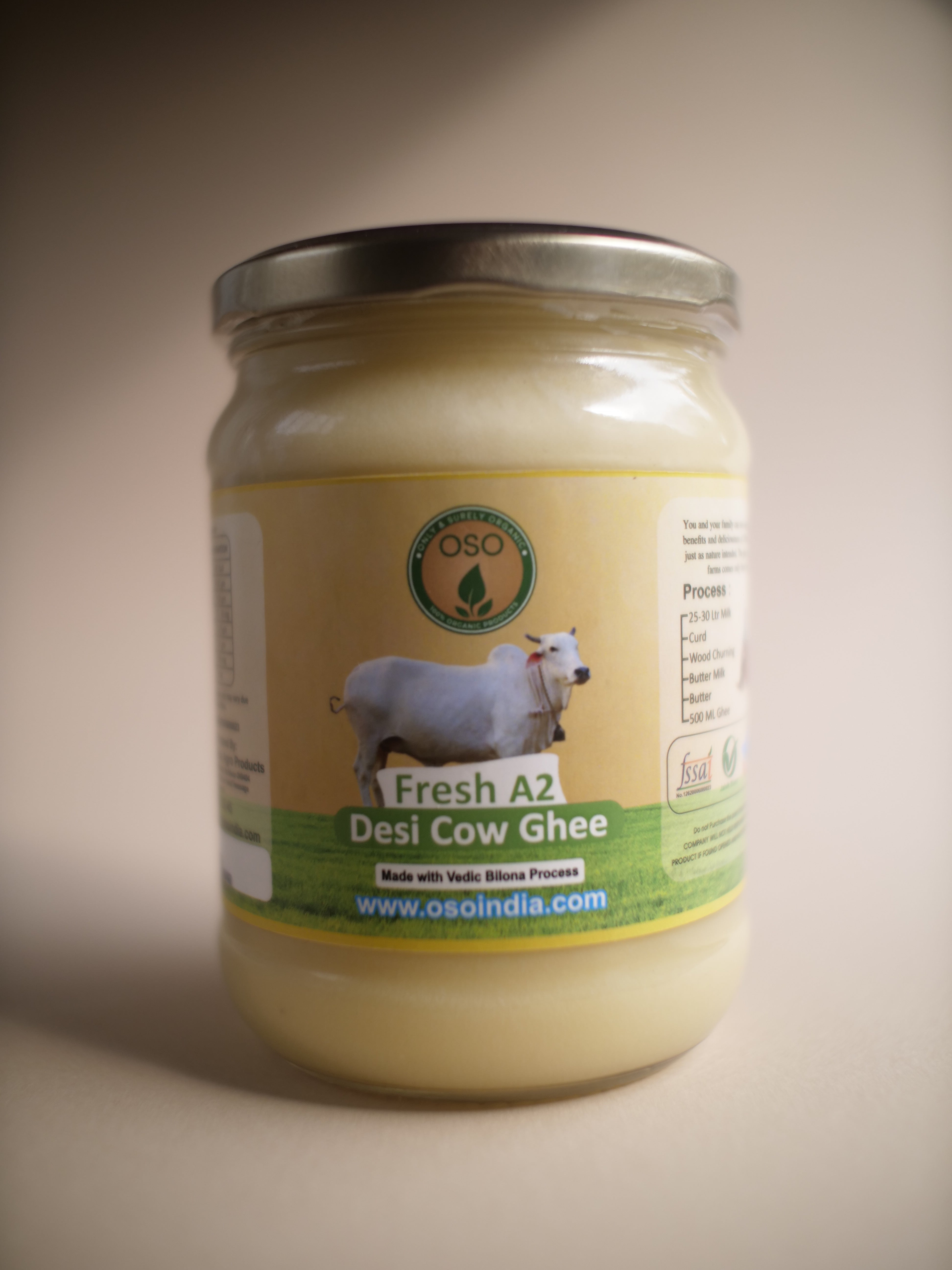 FRESH A2 BILONA DESI COW GHEE【日本未発売 | ORGANIC | 500g】