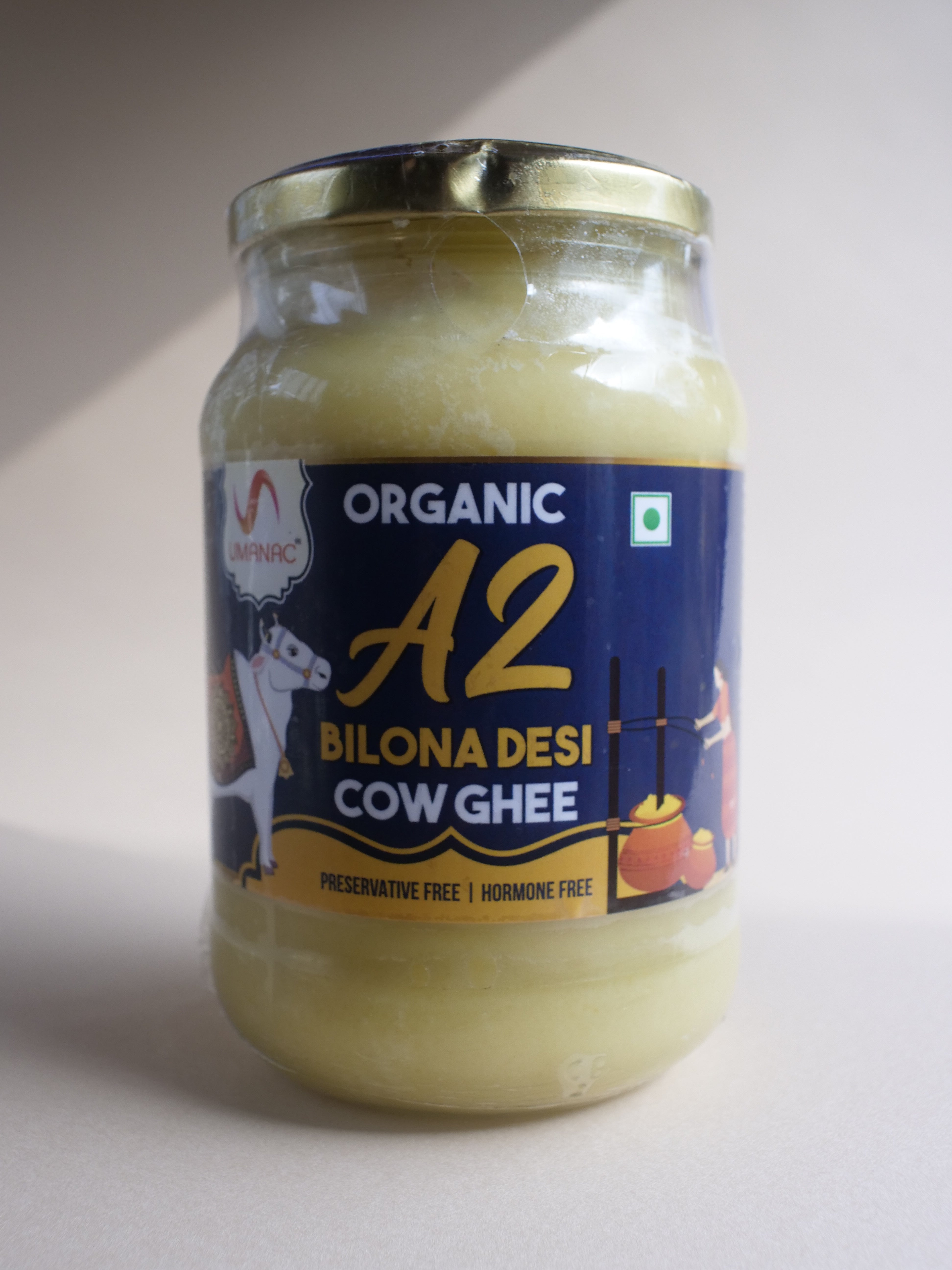 A2 BILONA DESI COW GHEE【日本未発売 | ORGANIC | 500ml】lo