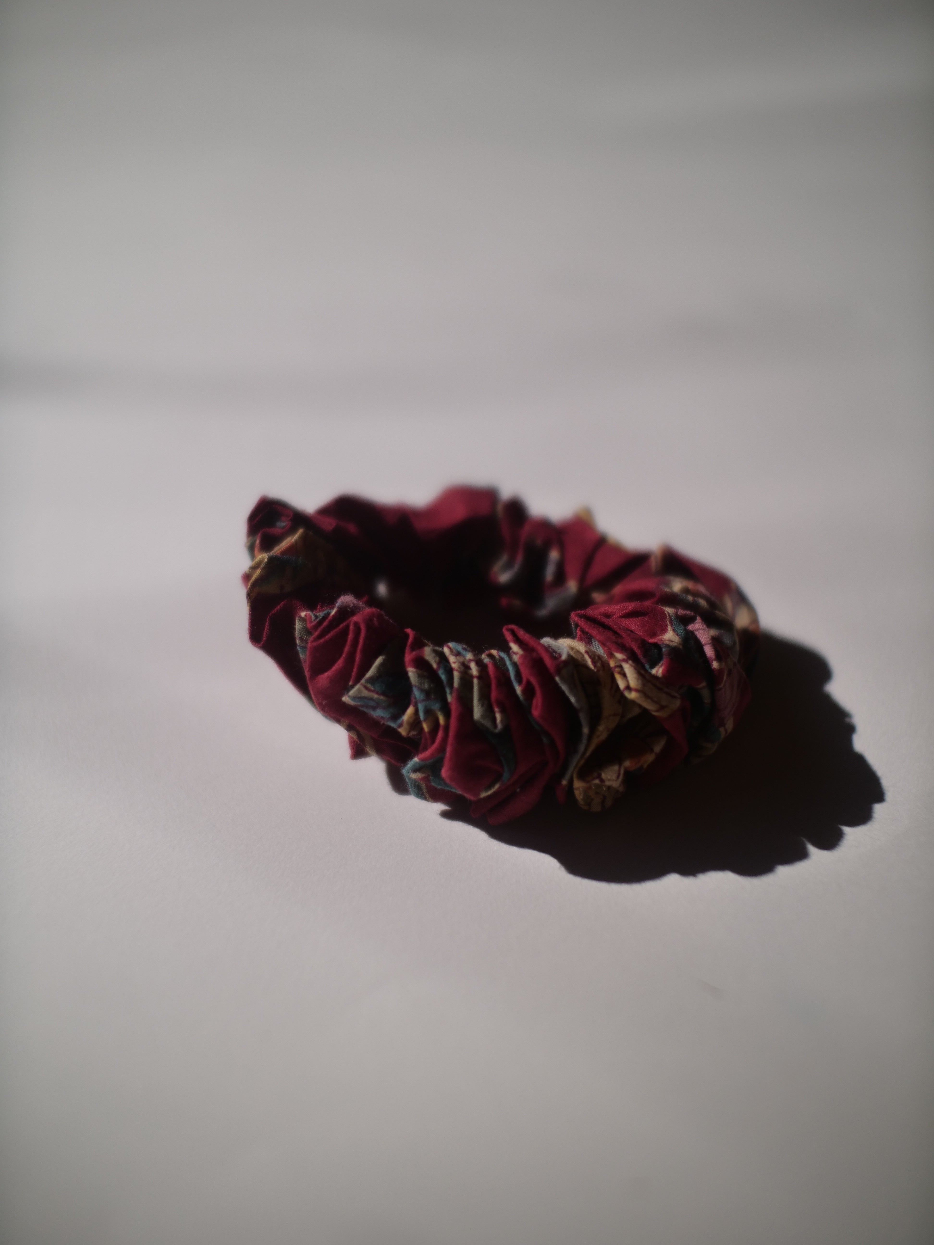 SCRUNCHY DEEP RED【FREE SIZE】