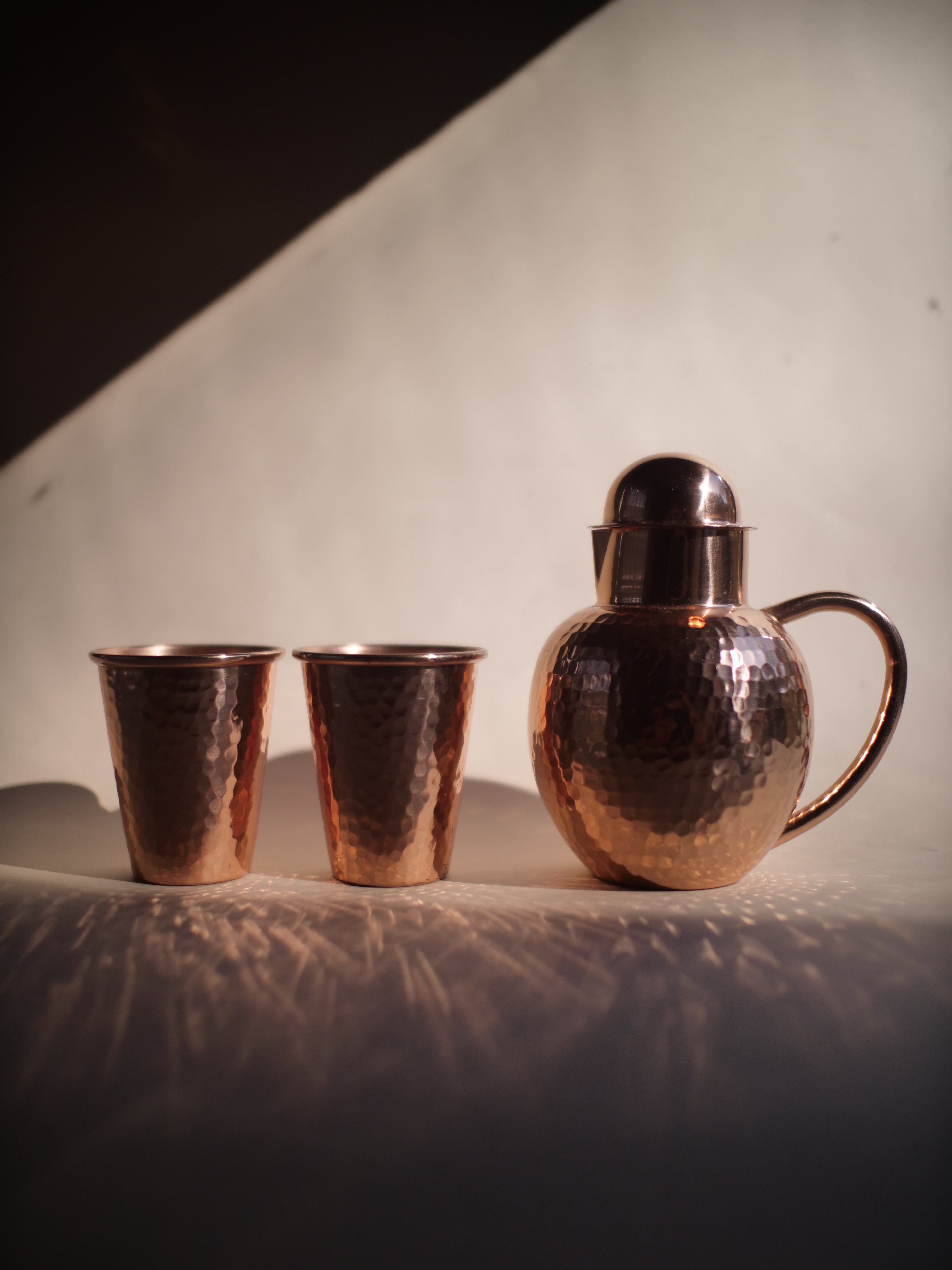 COPPER TEA SET