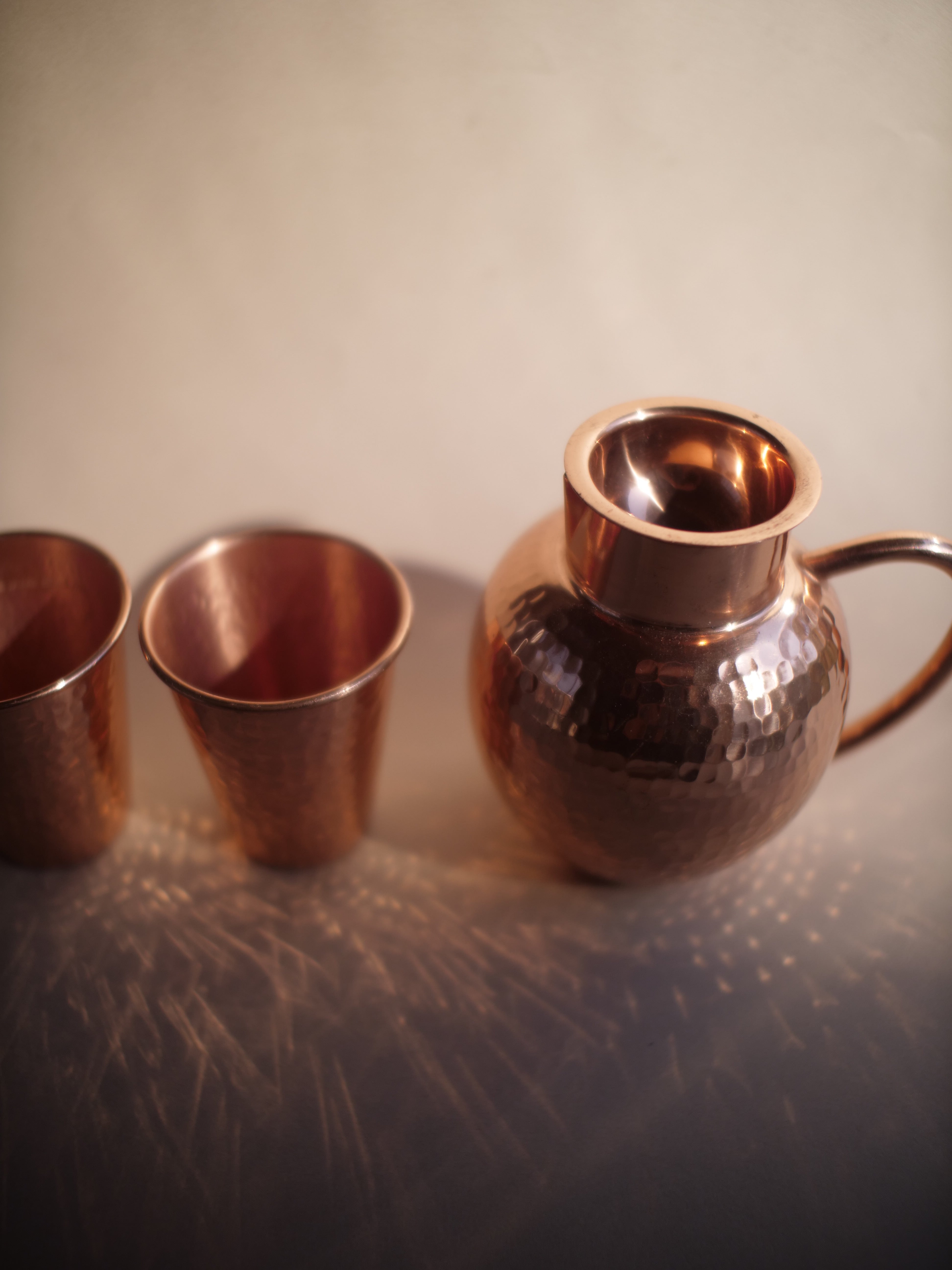 COPPER TEA SET