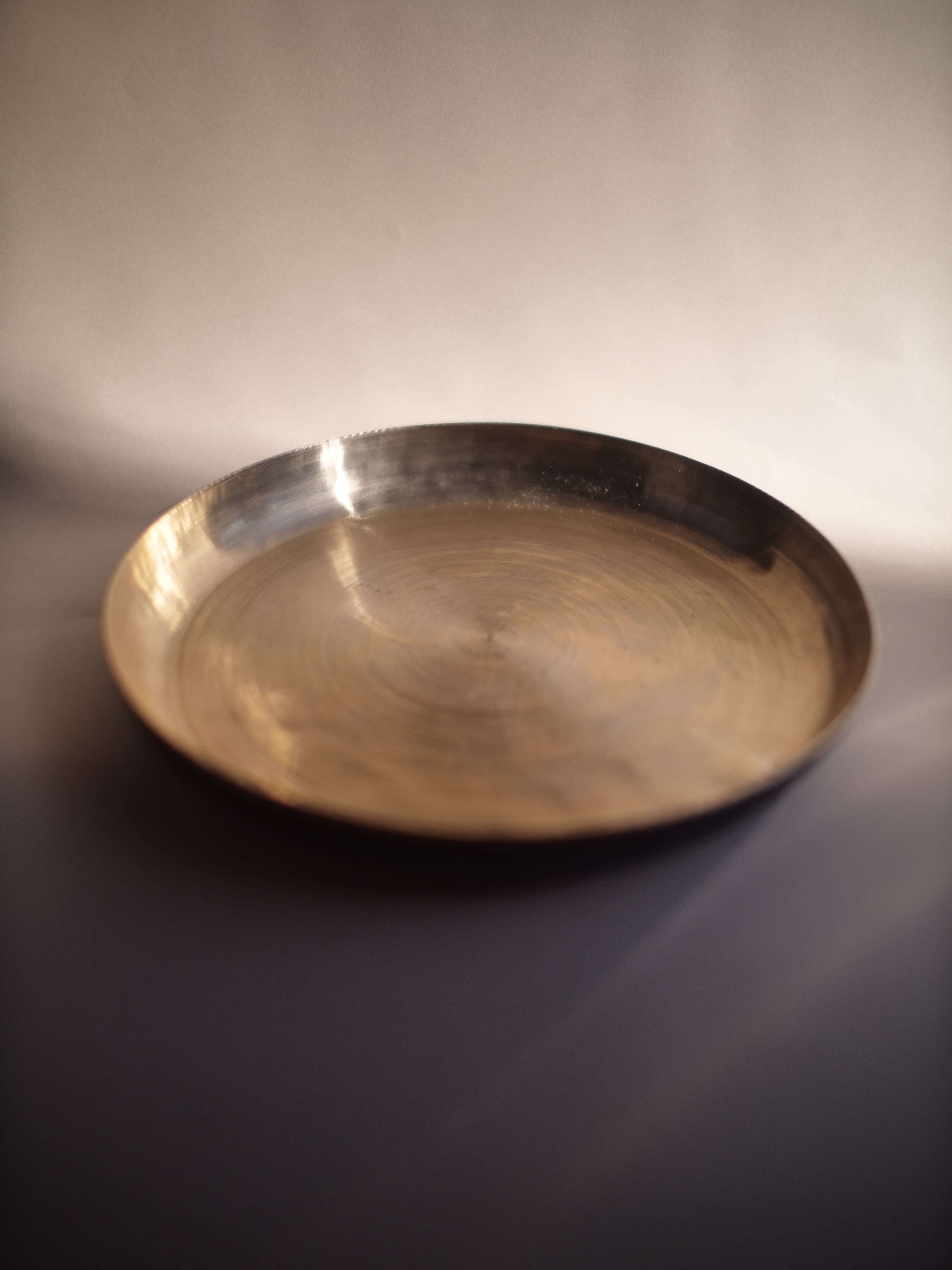 真鍮平皿【18.5㎝】